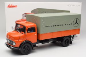 Mercedes L911 Arancione Schuco 1:18 450044700 Pressofusione — immagine 8 di 8