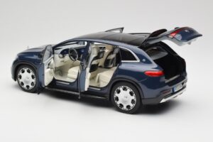 Mercedes Maybach EQS 680 V297 Blu Scuro NZG 1:18 B66960593 Pressofusione — immagine 5 di 8