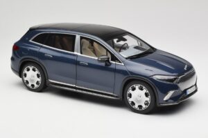Mercedes Maybach EQS 680 V297 Blu Scuro NZG 1:18 B66960593 Pressofusione — immagine 6 di 8