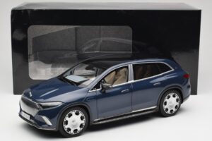 Mercedes Maybach EQS 680 V297 Blu Scuro NZG 1:18 B66960593 Pressofusione — immagine 8 di 8