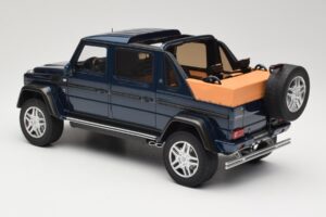 Mercedes Maybach G650 Landaulet Blu Scuro GT Spirit 1:18 GT174 Resina — immagine 5 di 6