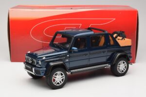Mercedes Maybach G650 Landaulet Blu Scuro GT Spirit 1:18 GT174 Resina — immagine 6 di 6