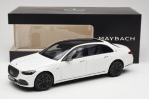 Mercedes Maybach S 680 X223 Diamond White Norev 1:18 B66960666 Pressofusione — immagine 8 di 8