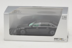 Mercedes Maybach S-Class W223 Brabus S850 Masterpiece Obsidian Black Almost Real 1:64 660101001 Pressofusione — immagine 7 di 7