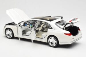 Mercedes Maybach S680 4Matic X223 Diamond Bianco Norev 1:18 183918 Pressofusione — immagine 5 di 8