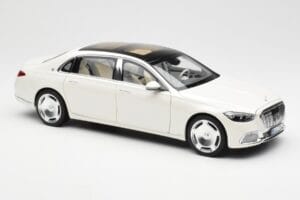 Mercedes Maybach S680 4Matic X223 Diamond Bianco Norev 1:18 183918 Pressofusione — immagine 6 di 8