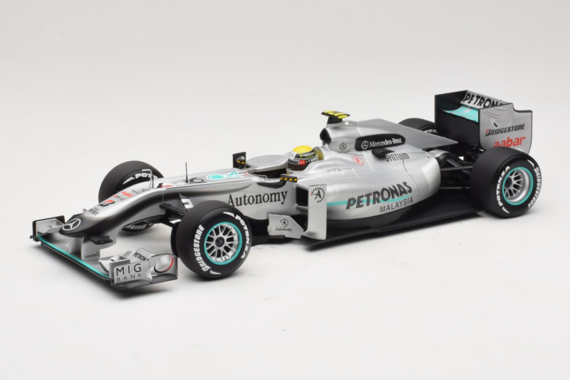 Mercedes MGP W01 #4 N. Rosberg Mercedes GP 2010 Minichamps 1:18 110100004 Pressofusione