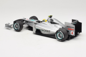 Mercedes MGP W01 #4 N. Rosberg Mercedes GP Showcar 2010 Minichamps 1:18 150100074 Pressofusione — immagine 5 di 7