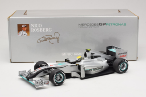 Mercedes MGP W01 #4 N. Rosberg Mercedes GP Showcar 2010 Minichamps 1:18 150100074 Pressofusione — immagine 7 di 7