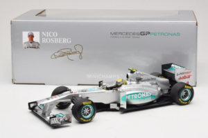 Mercedes MGP W02 #8 N. Rosberg Mercedes GP 2011 Minichamps 1:18 110110008 Pressofusione — immagine 7 di 7