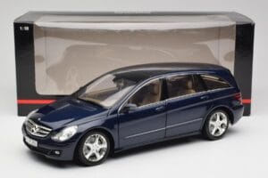 Mercedes R-Class W251 Tanzanite Blu Minichamps 1:18 150034600 Pressofusione — immagine 8 di 8