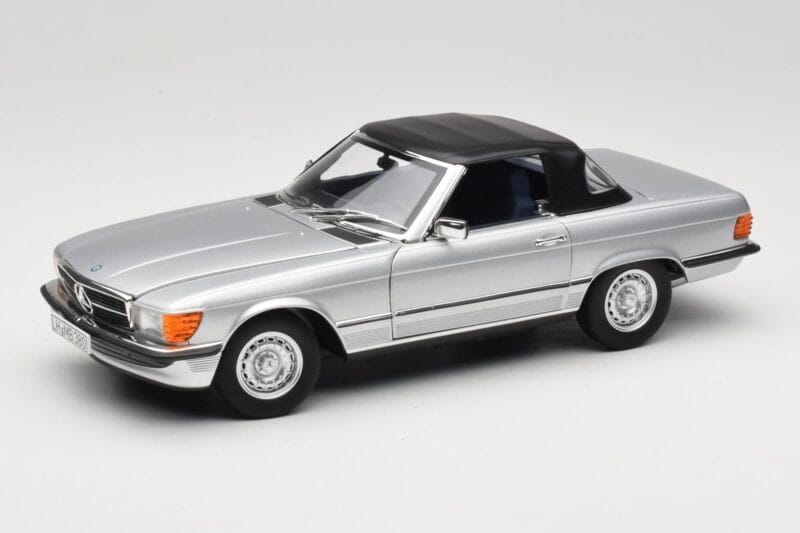 Mercedes R107 380 SL Argento Norev 1:18 183725 Pressofusione