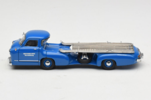 Mercedes Renntransporter Blue Wonder CMC 1:43 M-036K Pressofusione — immagine 4 di 8