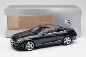 Mercedes S-Class Coupe C217 Smaragd Verde Metallic Norev 1:18 B66961244 Pressofusione — immagine 8 di 8