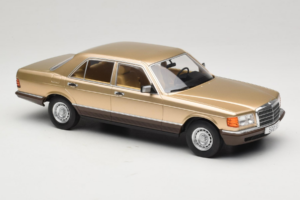 Mercedes S-Class W126 Metallic Beige MCG 1:18 MCG18548 Pressofusione — immagine 4 di 6