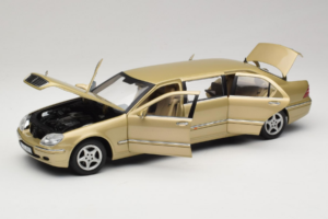 Mercedes S-Class W220 Pullman Gold Metallic Sun Star 1:18 4113 Pressofusione — immagine 2 di 8
