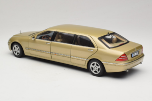 Mercedes S-Class W220 Pullman Gold Metallic Sun Star 1:18 4113 Pressofusione — immagine 7 di 8