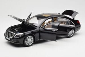 Mercedes S-Class W222 Nero Metallic Norev 1:18 183480 Pressofusione — immagine 2 di 8