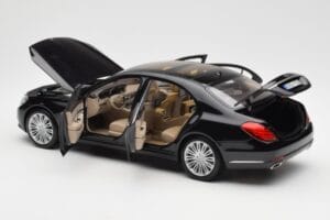 Mercedes S-Class W222 Nero Metallic Norev 1:18 183480 Pressofusione — immagine 5 di 8