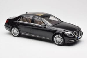 Mercedes S-Class W222 Nero Metallic Norev 1:18 183480 Pressofusione — immagine 6 di 8