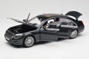 Mercedes S-Class W222 Blu Antracite Metallic Norev 1:18 B66960157 Pressofusione — immagine 2 di 8