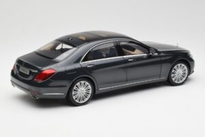 Mercedes S-Class W222 Blu Antracite Metallic Norev 1:18 B66960157 Pressofusione — immagine 3 di 8
