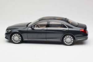 Mercedes S-Class W222 Blu Antracite Metallic Norev 1:18 B66960157 Pressofusione — immagine 4 di 8
