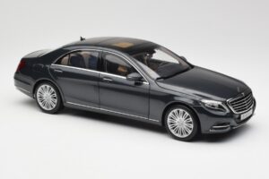 Mercedes S-Class W222 Blu Antracite Metallic Norev 1:18 B66960157 Pressofusione — immagine 6 di 8