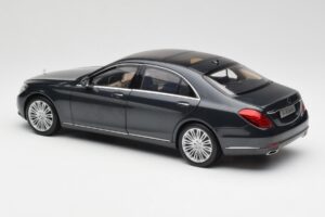 Mercedes S-Class W222 Blu Antracite Metallic Norev 1:18 B66960157 Pressofusione — immagine 7 di 8