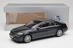 Mercedes S-Class W222 Blu Antracite Metallic Norev 1:18 B66960157 Pressofusione — immagine 8 di 8