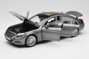 Mercedes S-Class W222 Grey Metallic Norev 1:18 183481 Pressofusione — immagine 2 di 8