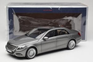 Mercedes S-Class W222 Grey Metallic Norev 1:18 183481 Pressofusione — immagine 8 di 8