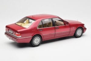 Mercedes S500 W140 Rosso Metallic Norev 1:18 183579 Pressofusione — immagine 3 di 8