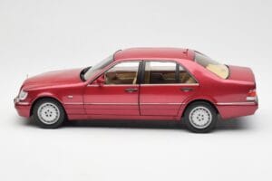 Mercedes S500 W140 Rosso Metallic Norev 1:18 183579 Pressofusione — immagine 4 di 8