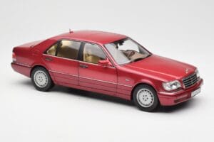 Mercedes S500 W140 Rosso Metallic Norev 1:18 183579 Pressofusione — immagine 6 di 8