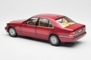 Mercedes S500 W140 Rosso Metallic Norev 1:18 183579 Pressofusione — immagine 7 di 8
