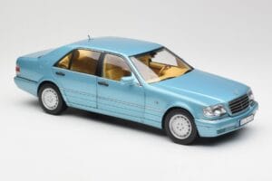 Mercedes S500 W140 Turchese Metallizzato Norev 1:18 183561 Pressofusione — immagine 6 di 8