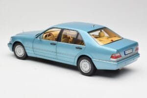 Mercedes S500 W140 Turchese Metallizzato Norev 1:18 183561 Pressofusione — immagine 7 di 8