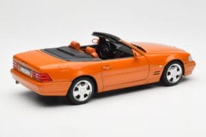 Mercedes SL 500 R129 Arancione Metallic Norev 1:18 183752 Pressofusione — immagine 3 di 8