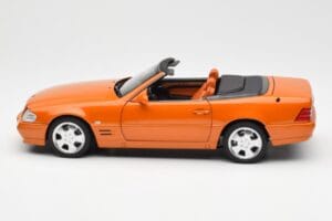 Mercedes SL 500 R129 Arancione Metallic Norev 1:18 183752 Pressofusione — immagine 4 di 8