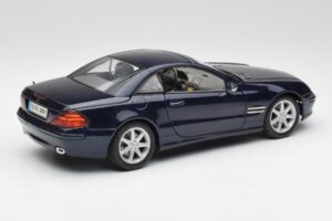 Mercedes SL 500 R230 Blu Maisto 1:18 B66962126 Pressofusione — immagine 3 di 8