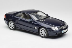 Mercedes SL 500 R230 Blu Maisto 1:18 B66962126 Pressofusione — immagine 6 di 8