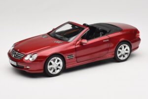Mercedes SL 500 R230 Red Metallic Edizione Limitata Norev 1:18 183841 Pressofusione