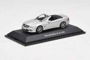 Mercedes SL 65 AMG R230 Argento Minichamps 1:43 B66960601 Pressofusione — immagine 2 di 4