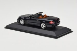 Mercedes SL R230 Nero Minichamps 1:43 B66961922 Pressofusione — immagine 3 di 4