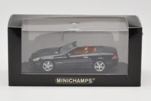 Mercedes SL R230 Nero Minichamps 1:43 B66961922 Pressofusione — immagine 4 di 4