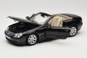 Mercedes SL R129 Nero Minichamps 1:18 B66962171 Pressofusione — immagine 2 di 11