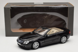 Mercedes SL R129 Nero Minichamps 1:18 B66962171 Pressofusione — immagine 11 di 11
