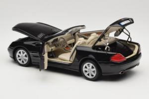 Mercedes SL R129 Nero Minichamps 1:18 B66962171 Pressofusione — immagine 6 di 11