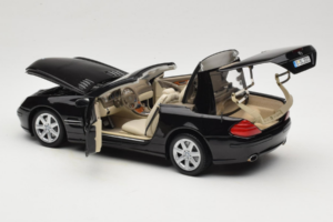 Mercedes SL R129 Nero Minichamps 1:18 B66962171 Pressofusione — immagine 7 di 11